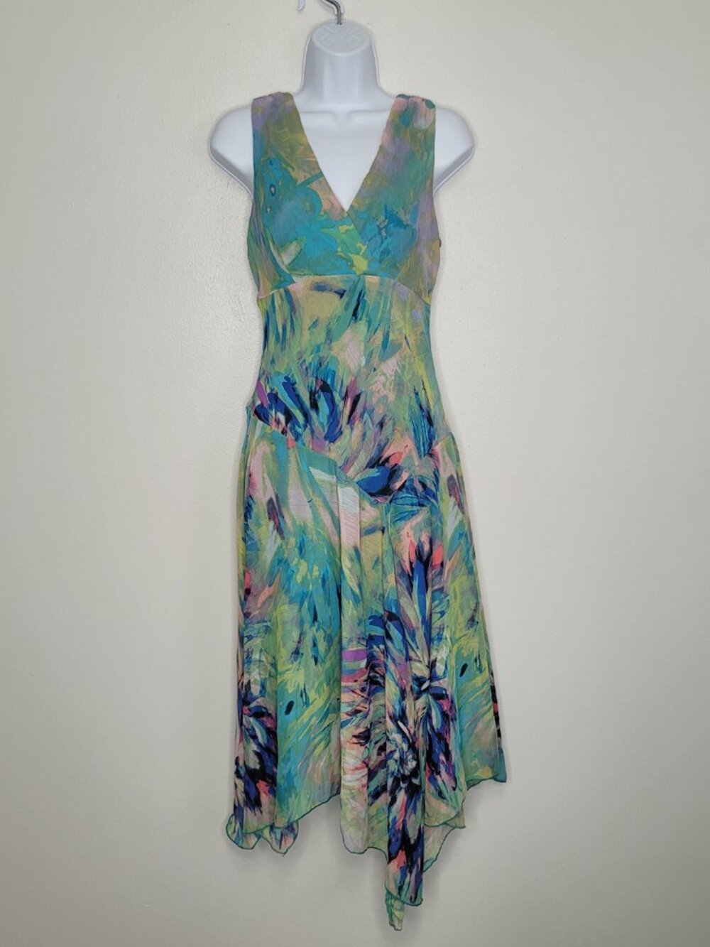 Rabbit Rabbit Rabbit pastel grunge fairy artsy asymmetrical hem dress size 6